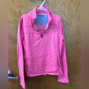 Vineyard Vines 1/4 zip pullover bright pink size M